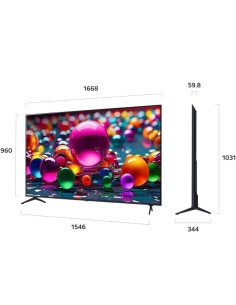 Televisor LG UHD 75UA75006LA 75"/ Ultra HD 4K/ Smart TV/ WiFi 2