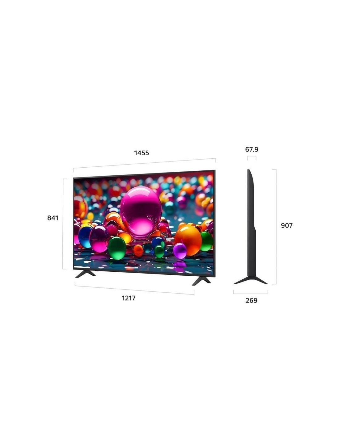 LG Ultra Big TV 65" 4K - Alpha 7 AI Gen8 webOS | El Ocio Virtual