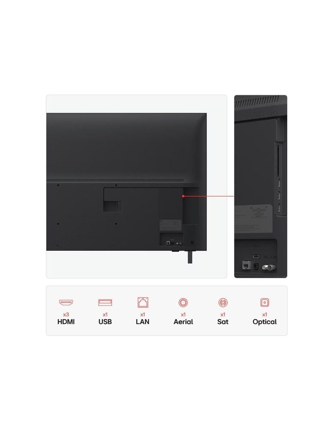 LG 55" UHD 4K - Alpha 7 AI Gen8 webOS Re:New | El Ocio Virtual