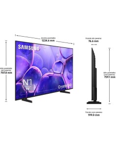 Samsung 55" Crystal UHD 4K - One UI Tizen Gaming Hub | El Ocio Virtual 2