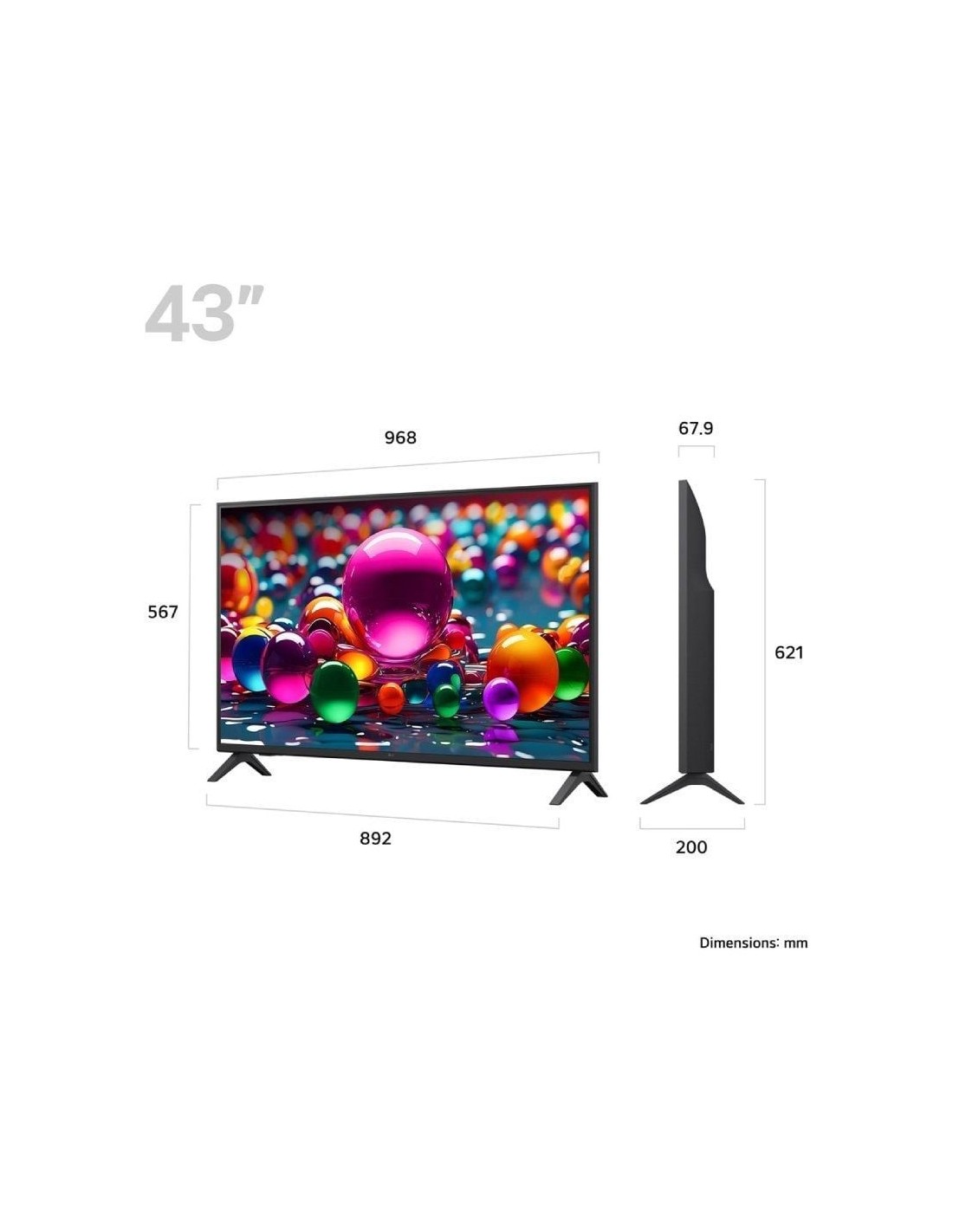 LG 43" UHD 4K Smart TV | El Ocio Virtual