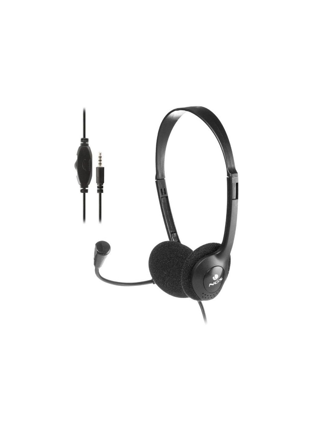 NGS MS103 MAX/ con Micrófono/ Jack 3.5 Auriculares diadema