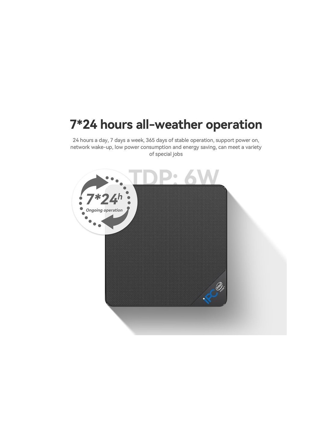 Intel N4020/4GB/64GB SSD/Windows 11 Negro Beelink IPC-G