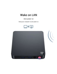 Intel N4020/4GB/64GB SSD/Windows Negro Beelink T5 2