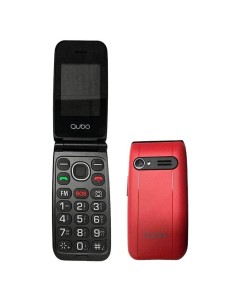 Qubo NEONW-SOS 32MB/32MB Rojo - Teléfono Móvil