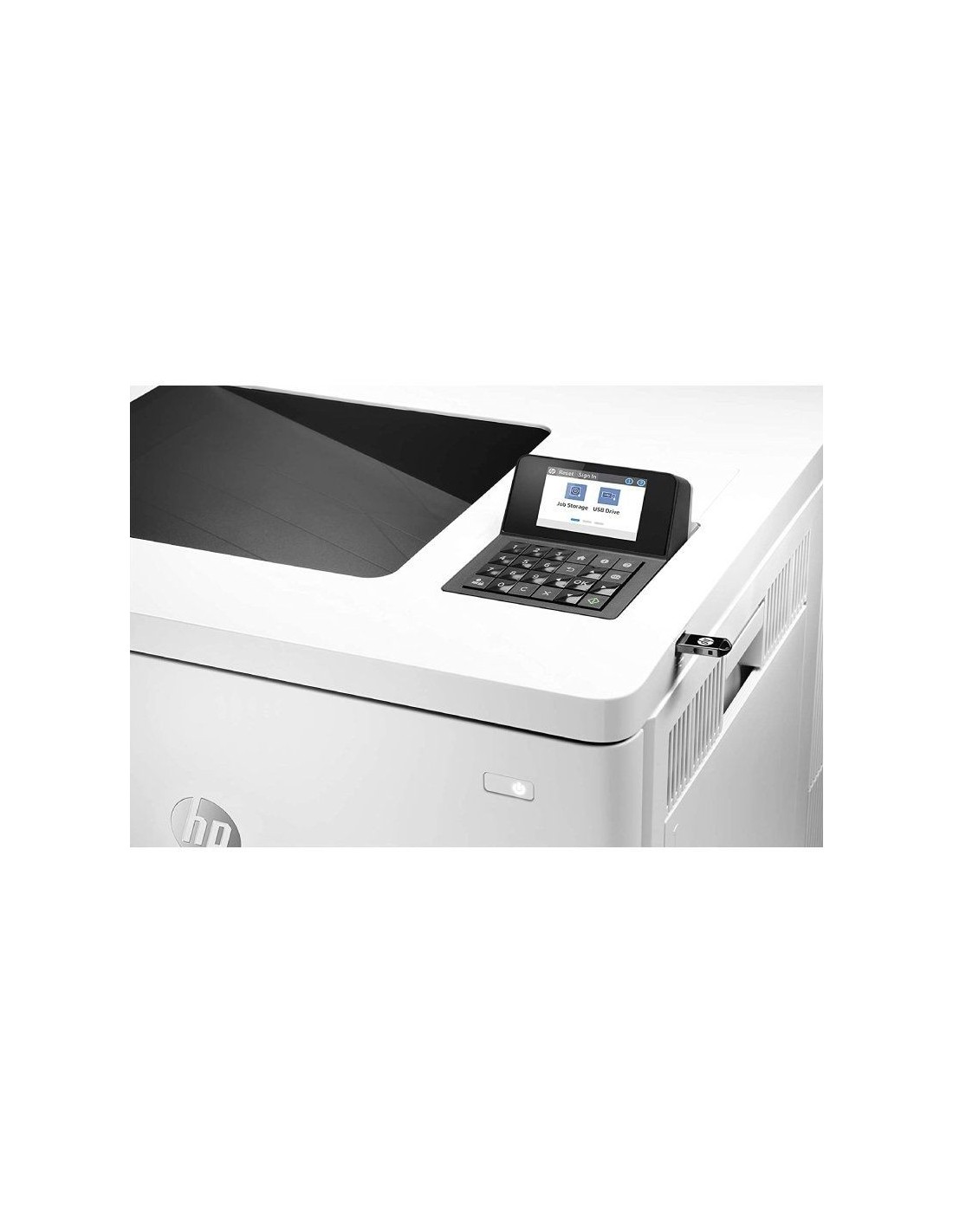 Impresora Láser Color HP LaserJet Enterprise M554DN Dúplex/ Blanca