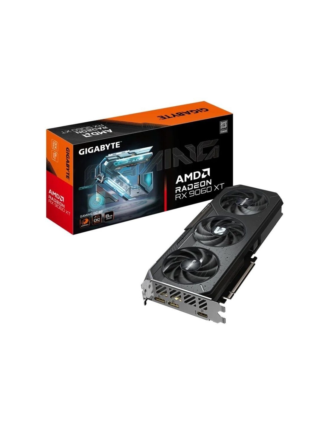 Tarjeta Gráfica Gigabyte Radeon RX 9060XT Gaming OC/ 8GB GDDR6