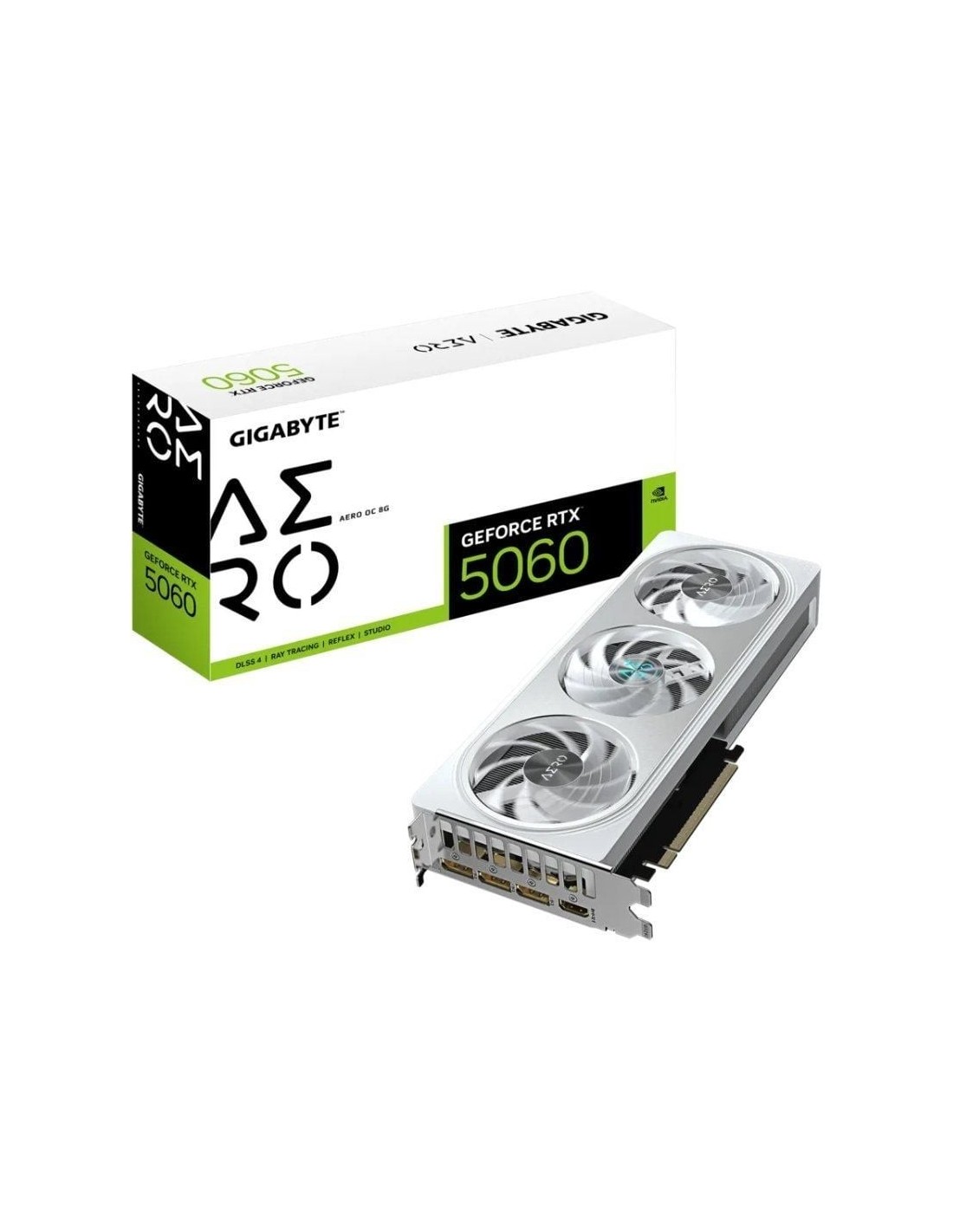Tarjeta Gráfica Gigabyte GeForce RTX 5060 Aero OC/ 8GB GDDR7