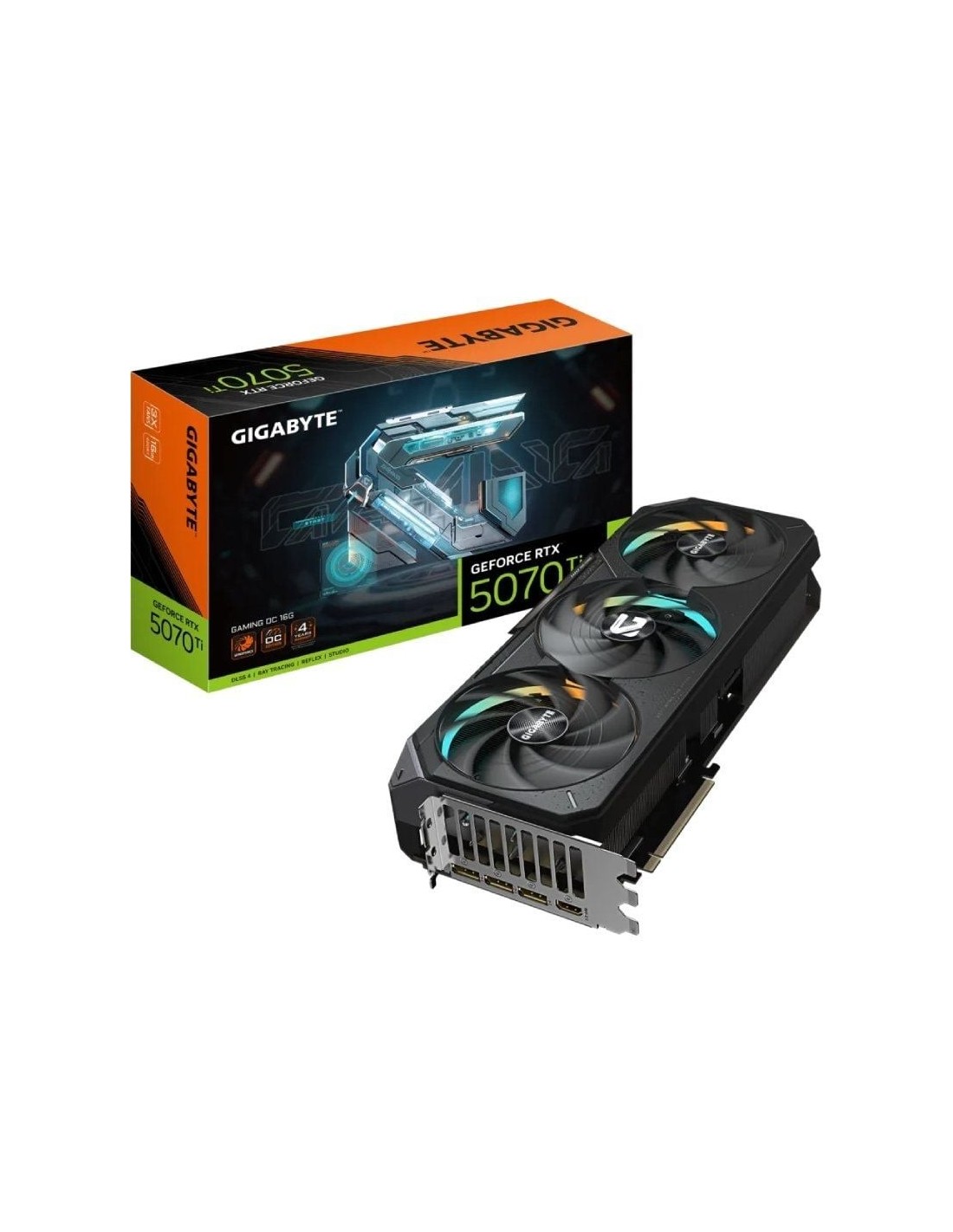 Tarjeta Gráfica Gigabyte GeForce RTX 5070Ti Gaming OC 16G/ 16GB GDDR7
