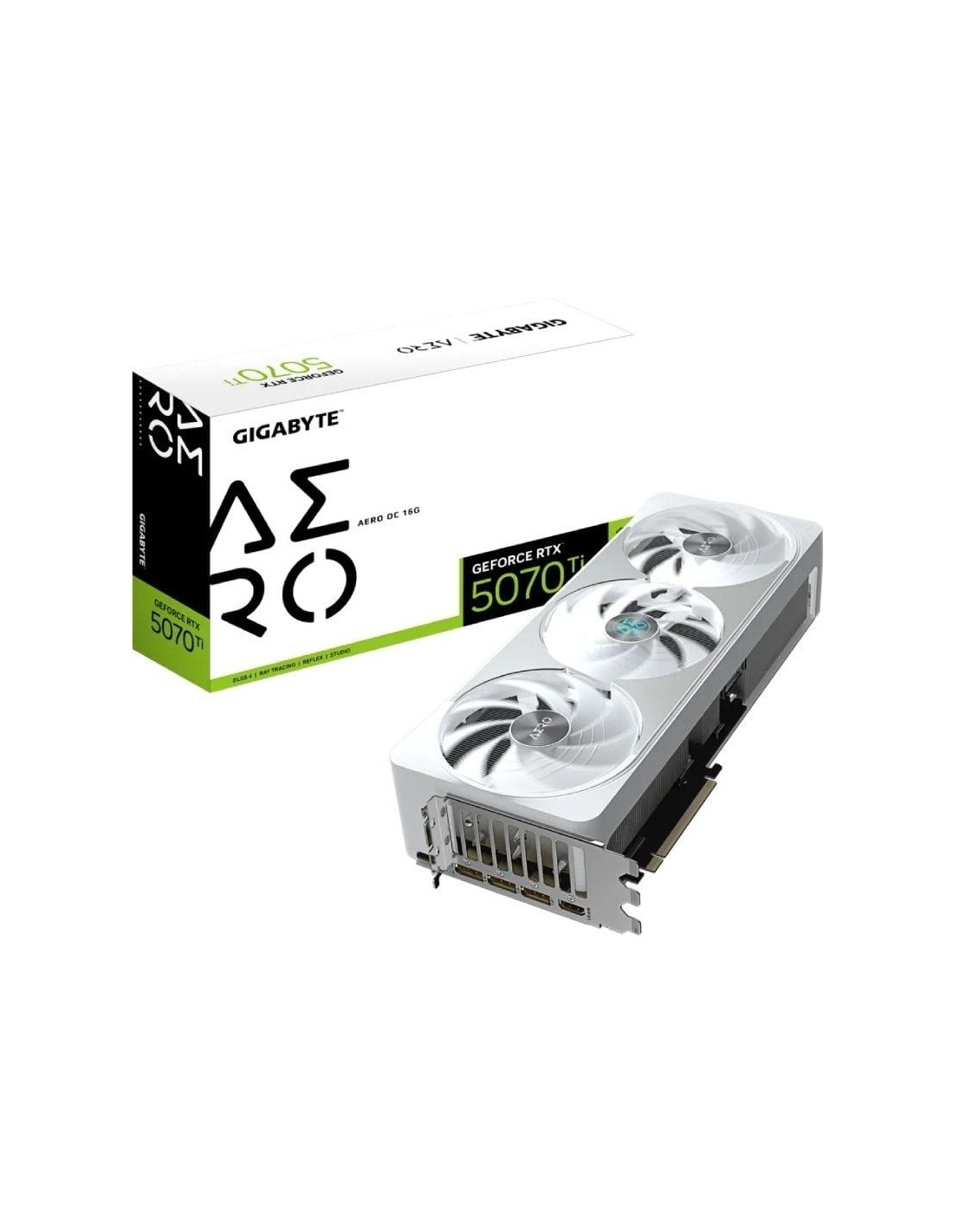 Tarjeta Gráfica Gigabyte GeForce RTX 5070Ti AERO OC/ 16GB GDDR7