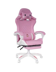 Silla Gaming PowerGaming Sakura Neko con reposapiés
