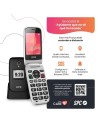 Teléfono Móvil localizador SPC Polaris para Personas Mayores/ 4G/ Negro