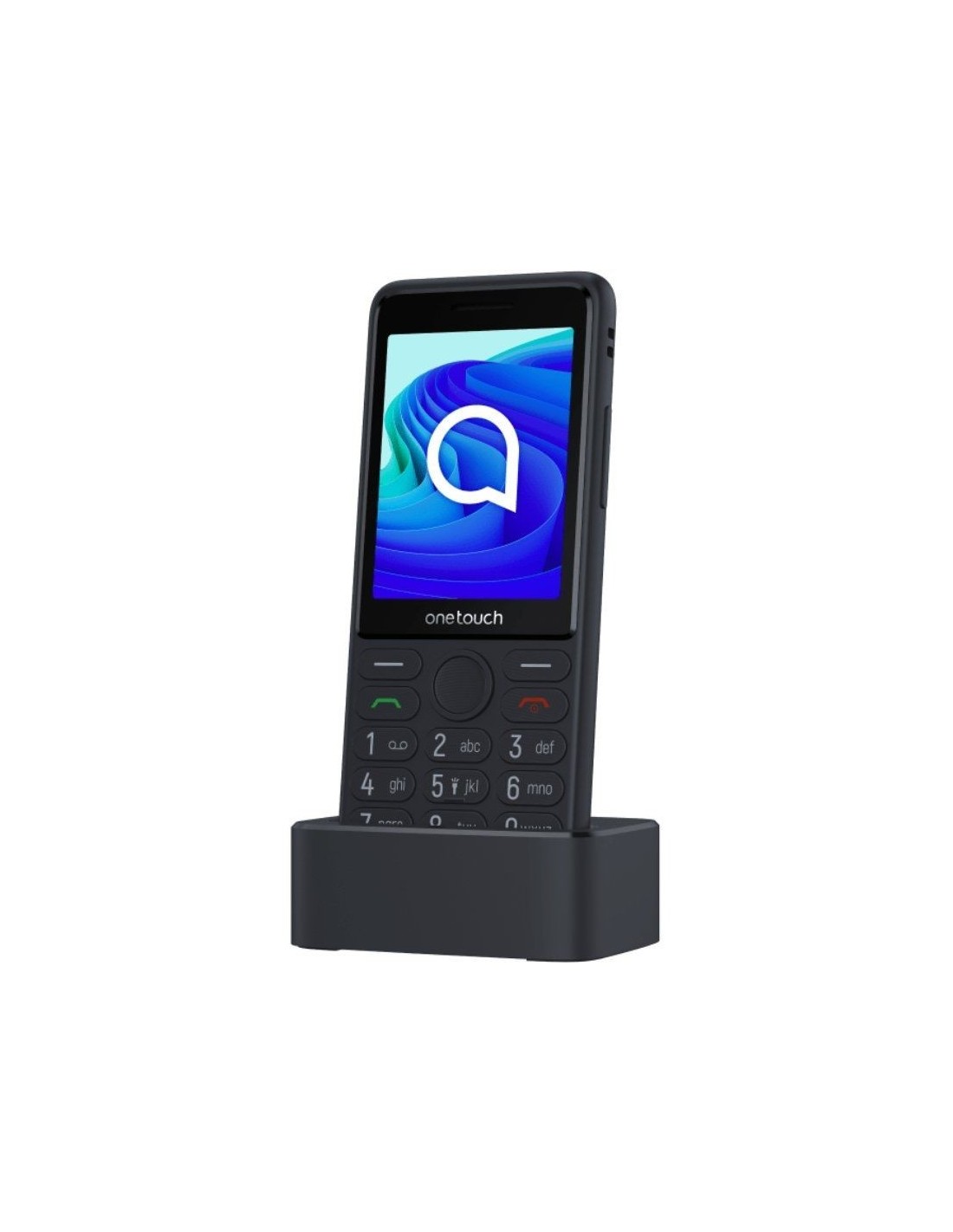 Teléfono Móvil TCL One Touch 4042S Para Personas Mayores/ 4G/ Gris Oscuro