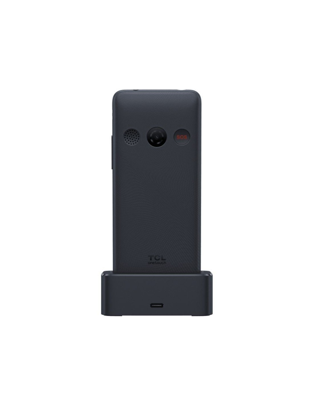 Teléfono Móvil TCL One Touch 4042S Para Personas Mayores/ 4G/ Gris Oscuro