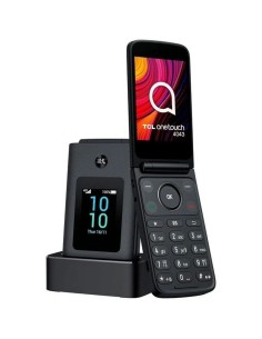 Teléfono Móvil TCL One Touch 4043D para Personas Mayores/ 4G/ Gris Oscuro