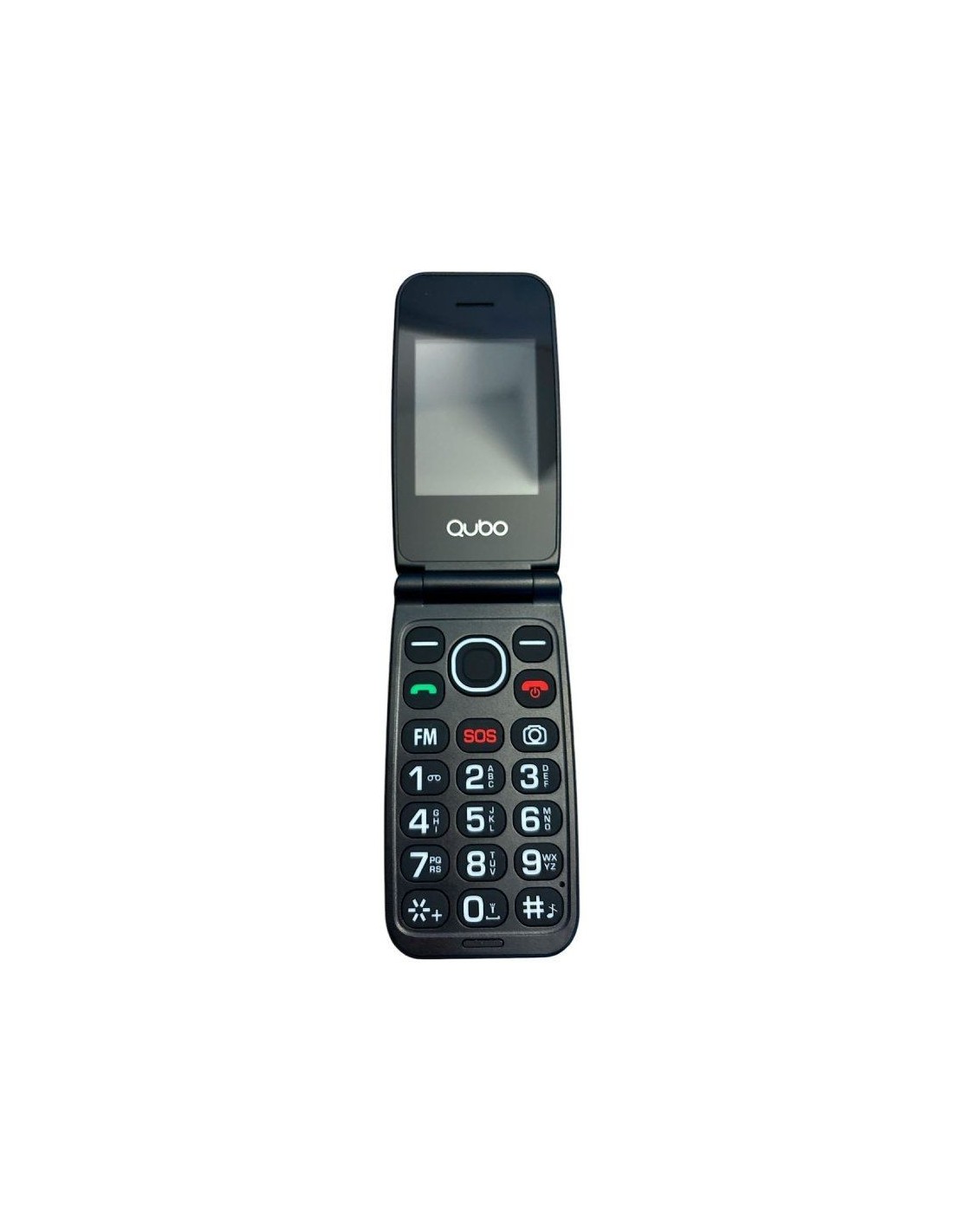 Teléfono Móvil Qubo NEONW-BK 4G para Personas Mayores/ Negro