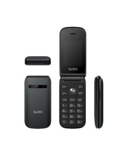 Teléfono Móvil Qubo X-209 4G para Personas Mayores/ Negro 2