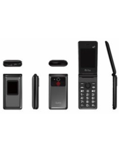 Teléfono Móvil Qubo X-28 4G para Personas Mayores/ Negro 2