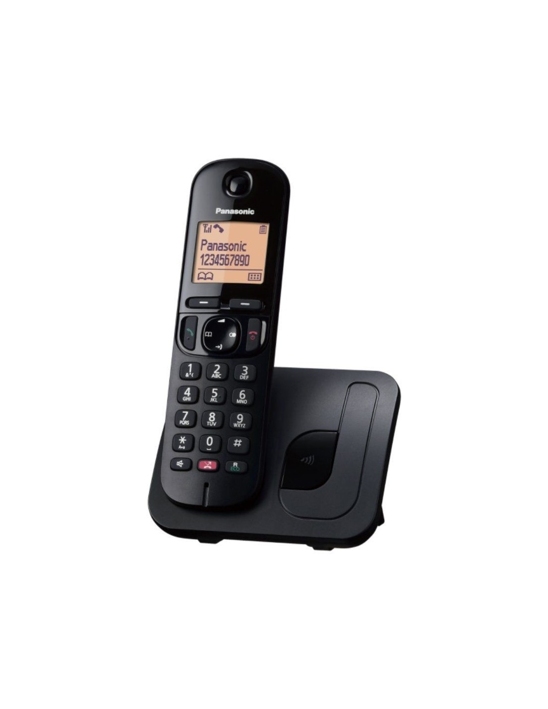 Teléfono Inalámbrico Panasonic KX-TGC250SPB/ Negro