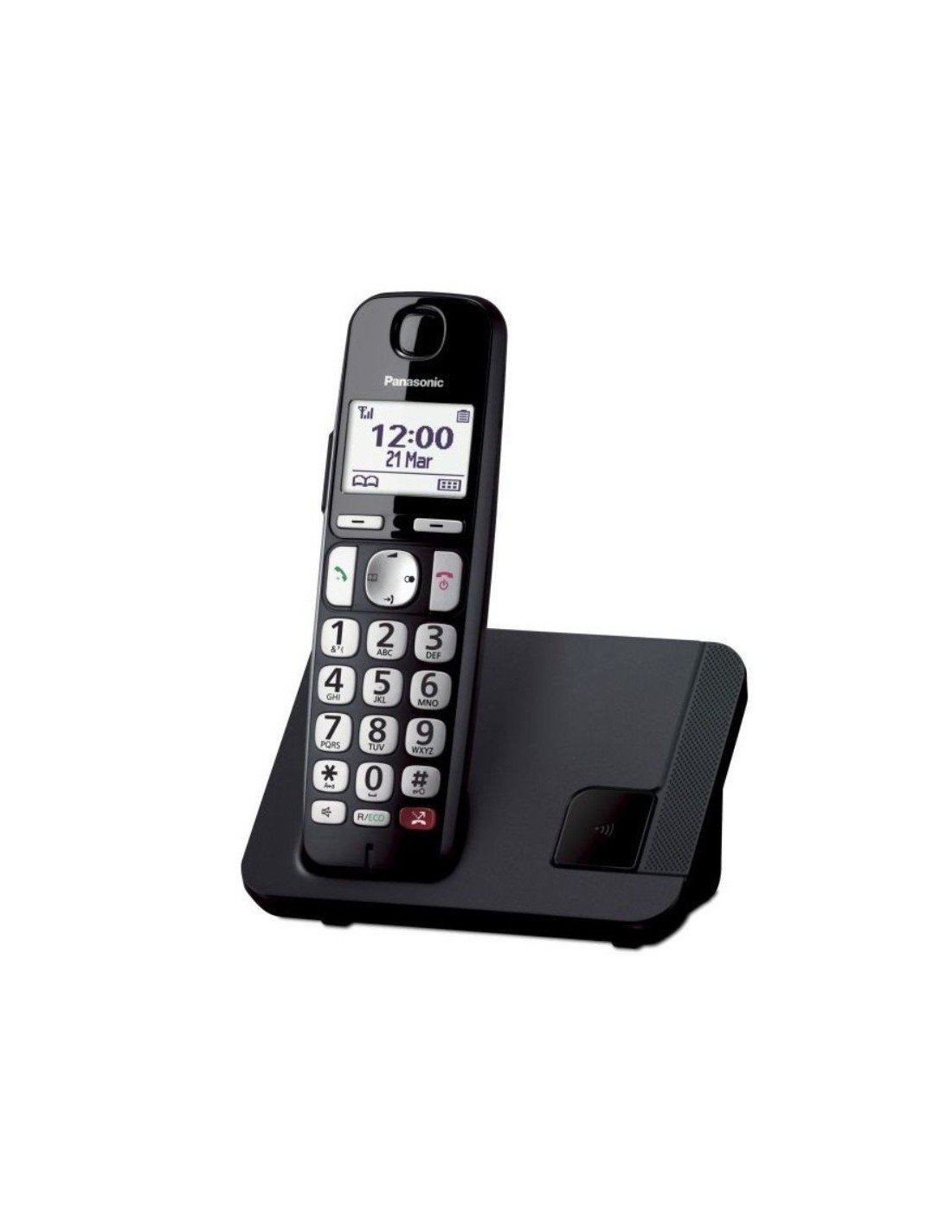 Teléfono Inalámbrico Panasonic KX-TGE250SPB/ Negro