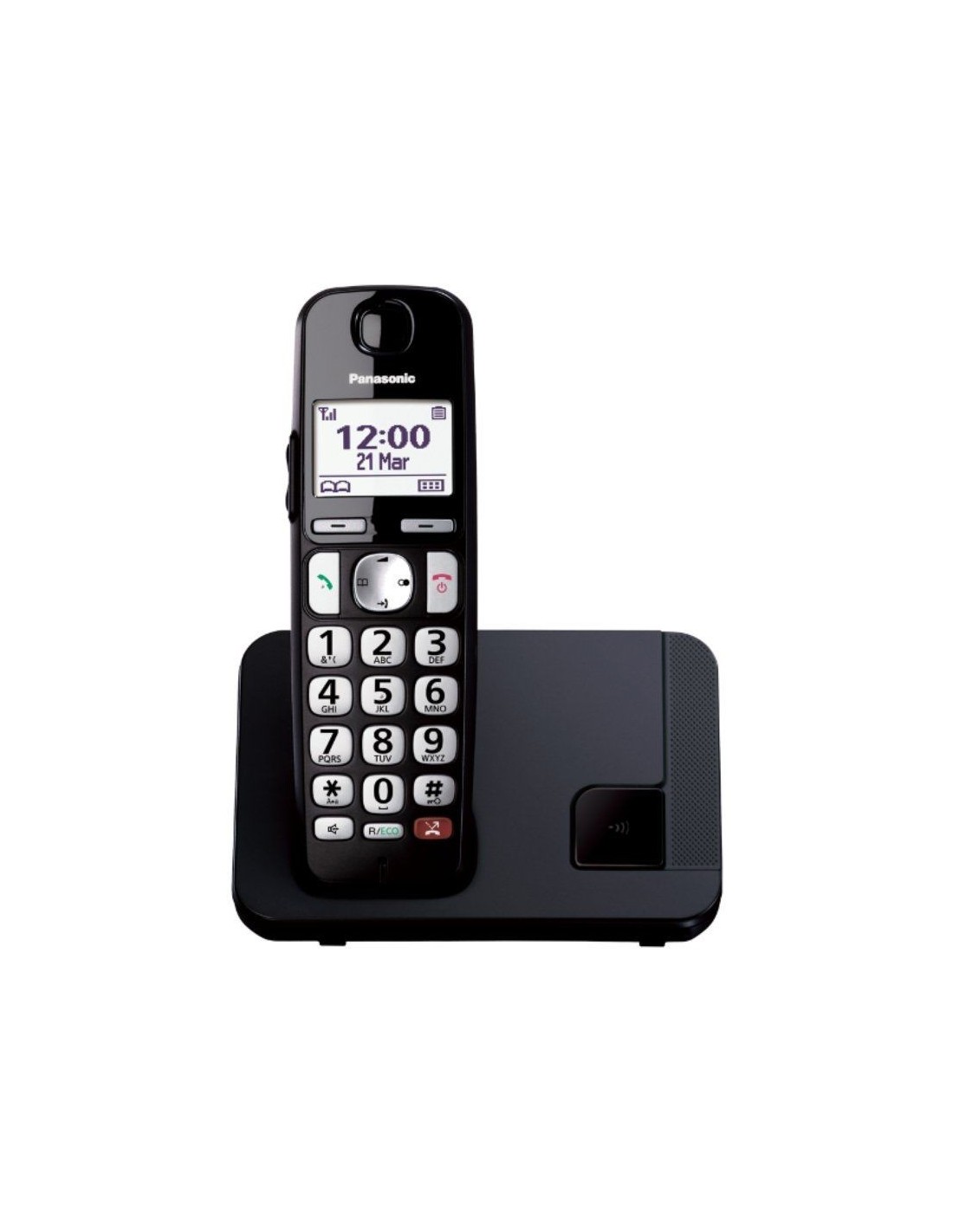 Teléfono Inalámbrico Panasonic KX-TGE250SPB/ Negro