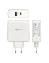 Cargador de Pared Aisens ASCH-2PD30QC-W/ 1xUSB Tipo-C/ 1x USB/ 48W
