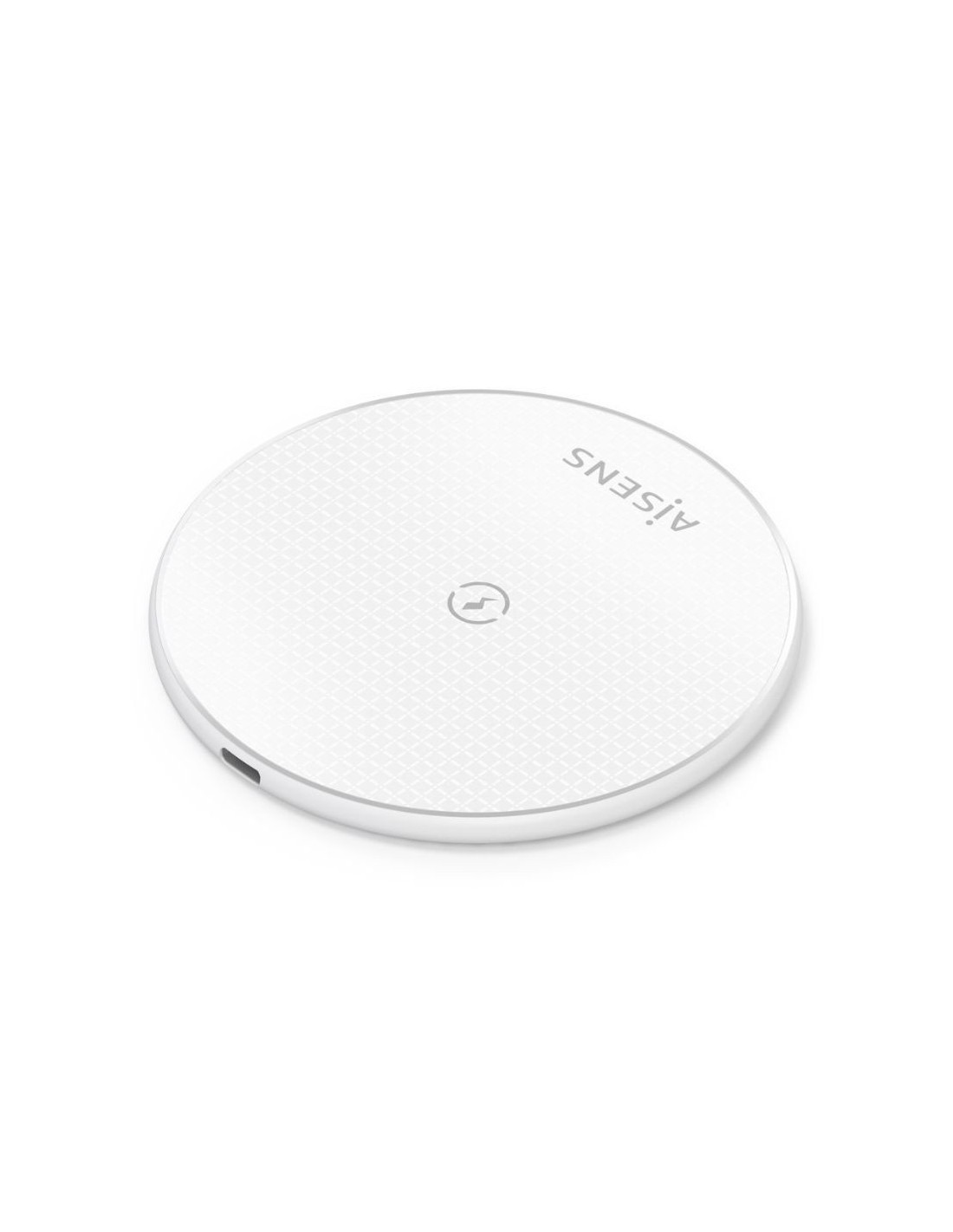 Base de carga Inalámbrica Aisens ASCH-15W1WC057-W/ 15W/ Blanco