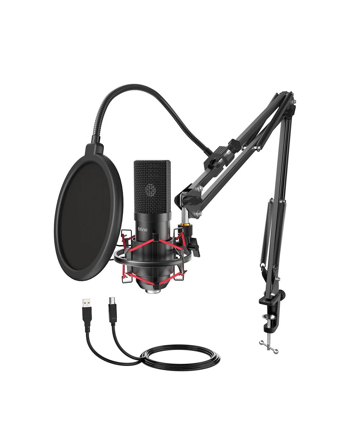 FIFINE T732 USB Condenser Microphone Kit
