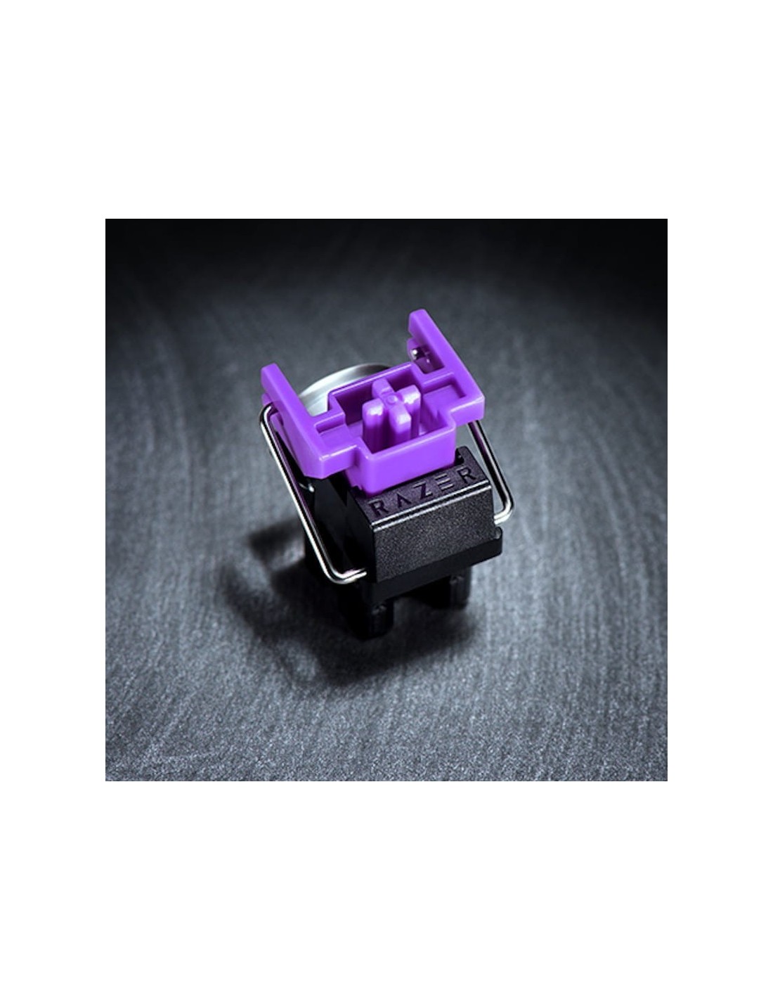Teclado Mecánico Gaming Razer Huntsman Mini Blanco Clicky Optical Switch Morado