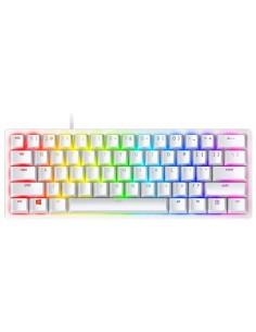 Teclado Mecánico Gaming Razer Huntsman Mini Blanco Clicky Optical Switch Morado