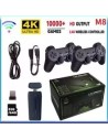 Video Game Sticks M8 Consola 2.4G doble mando inalámbrico Game Stick 4K