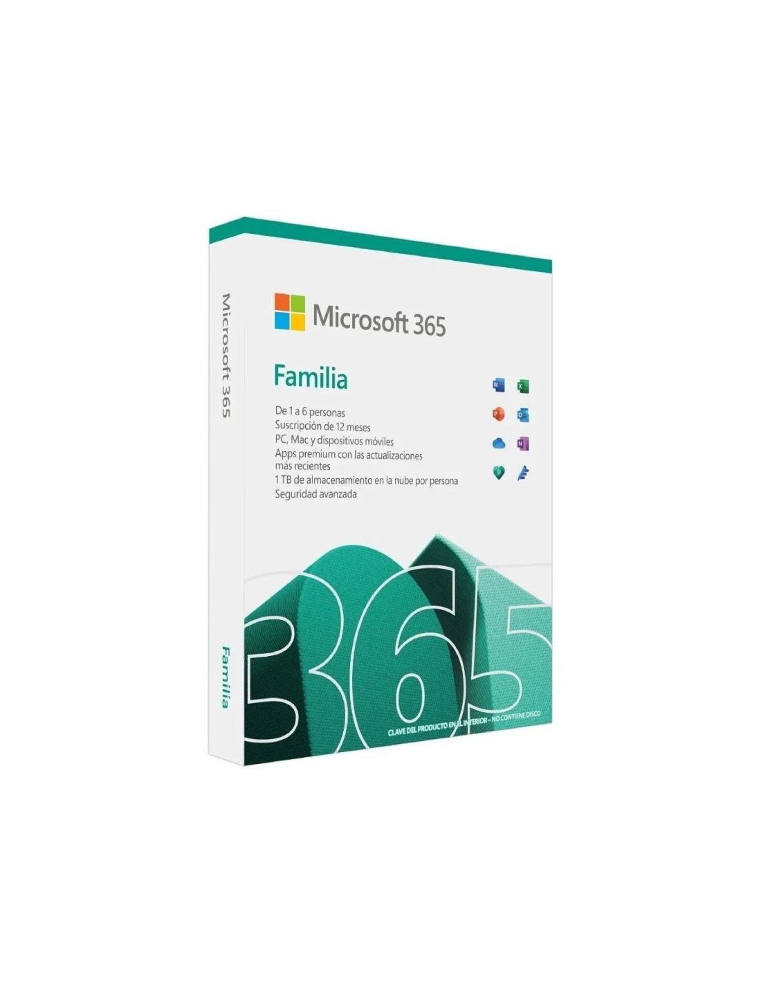 Microsoft 365 Familia/ 6 Usuario/ 1 Año/ 5 Dispositivos
