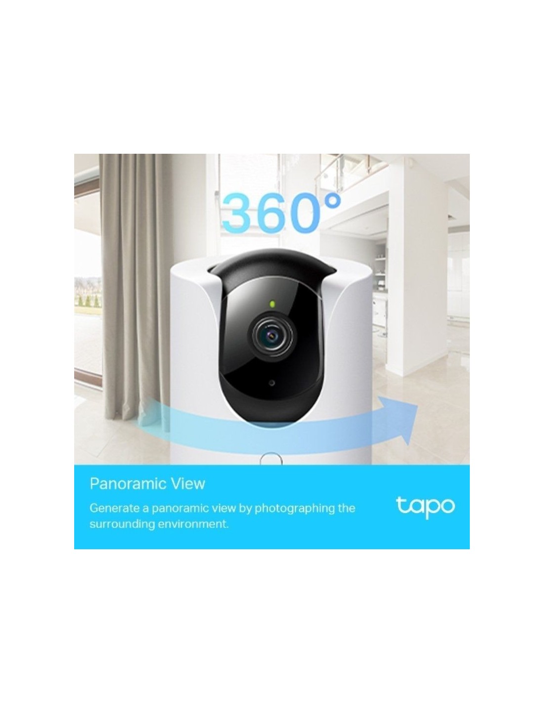 Cámara de Videovigilancia TP-Link Tapo C225/ 120º/ Visión Nocturna/ Control desde APP