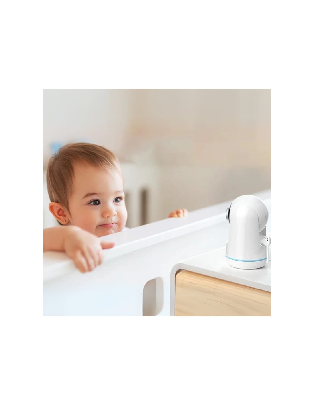 Boifun VB805 720p 5'' Bidireccional Blanco - Vigilabebés