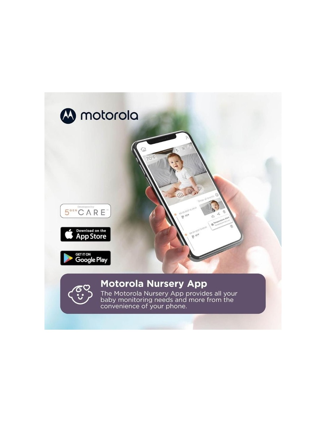 Motorola PIP1000 WiFi HD Vigilabebés con cámara