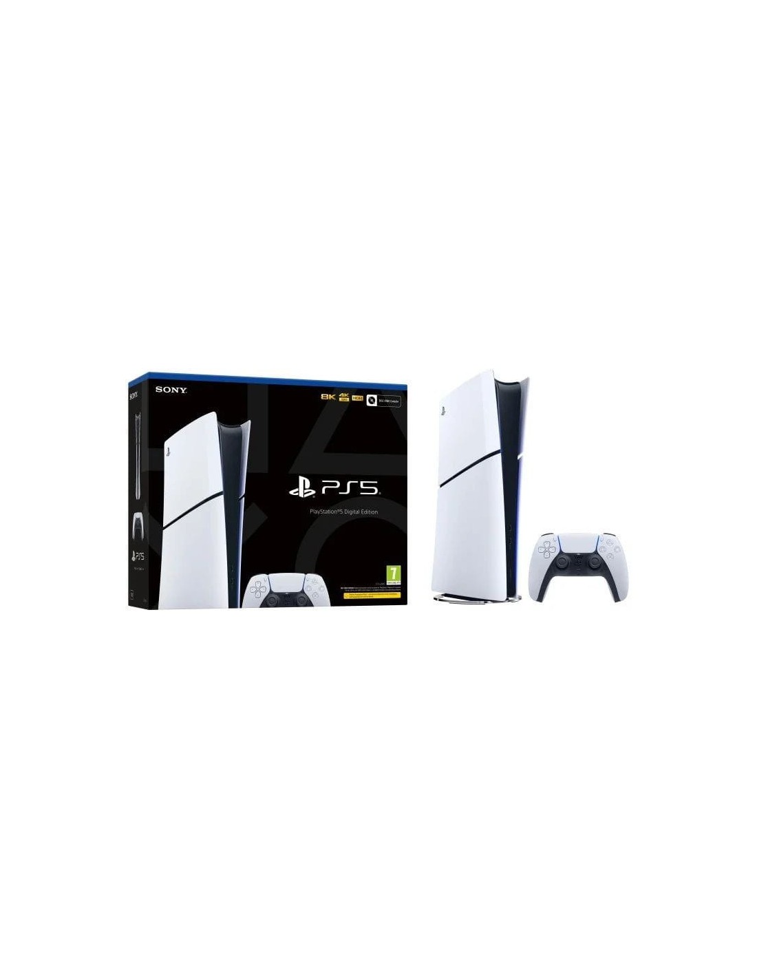 PS5 Slim Digital 825GB con DualSense (Chassis E) | El Ocio Virtual