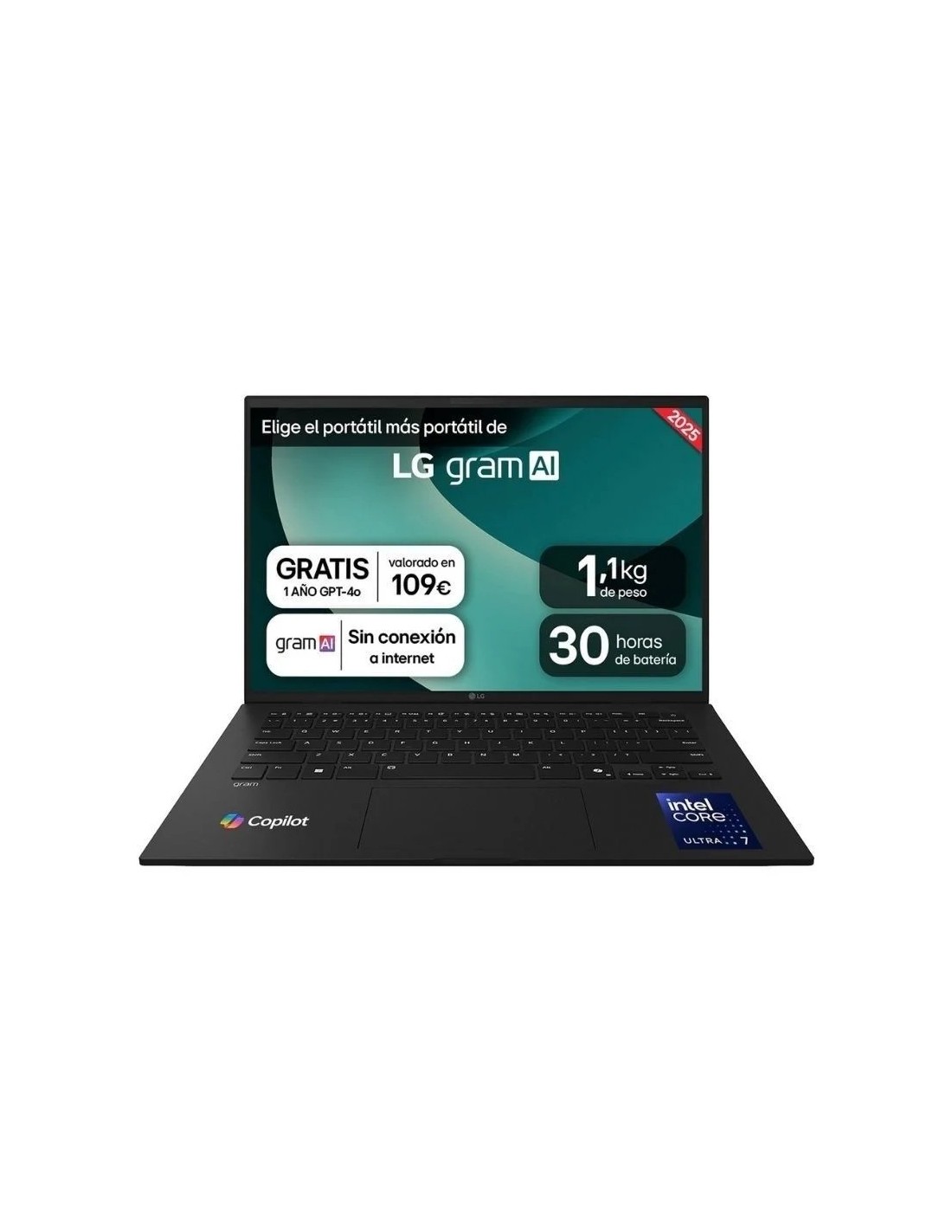 LG gram 14 Core Ultra 7 255H 32GB 1TB 14" WUXGA 1.12kg AI