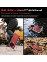 Oukitel WP210 5G 12GB 512GB Rojo Rugged AMOLED 120Hz 8800mAh