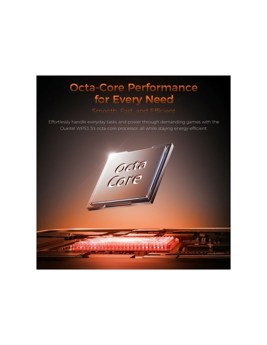 Oukitel WP53S 4GB 128GB Negro Rugged 11000mAh Linterna NFC 4G