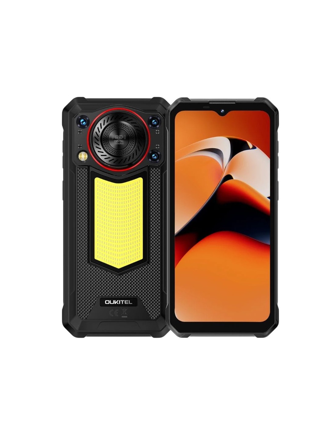 Oukitel WP53S 4GB 128GB Negro Rugged 11000mAh Linterna NFC 4G