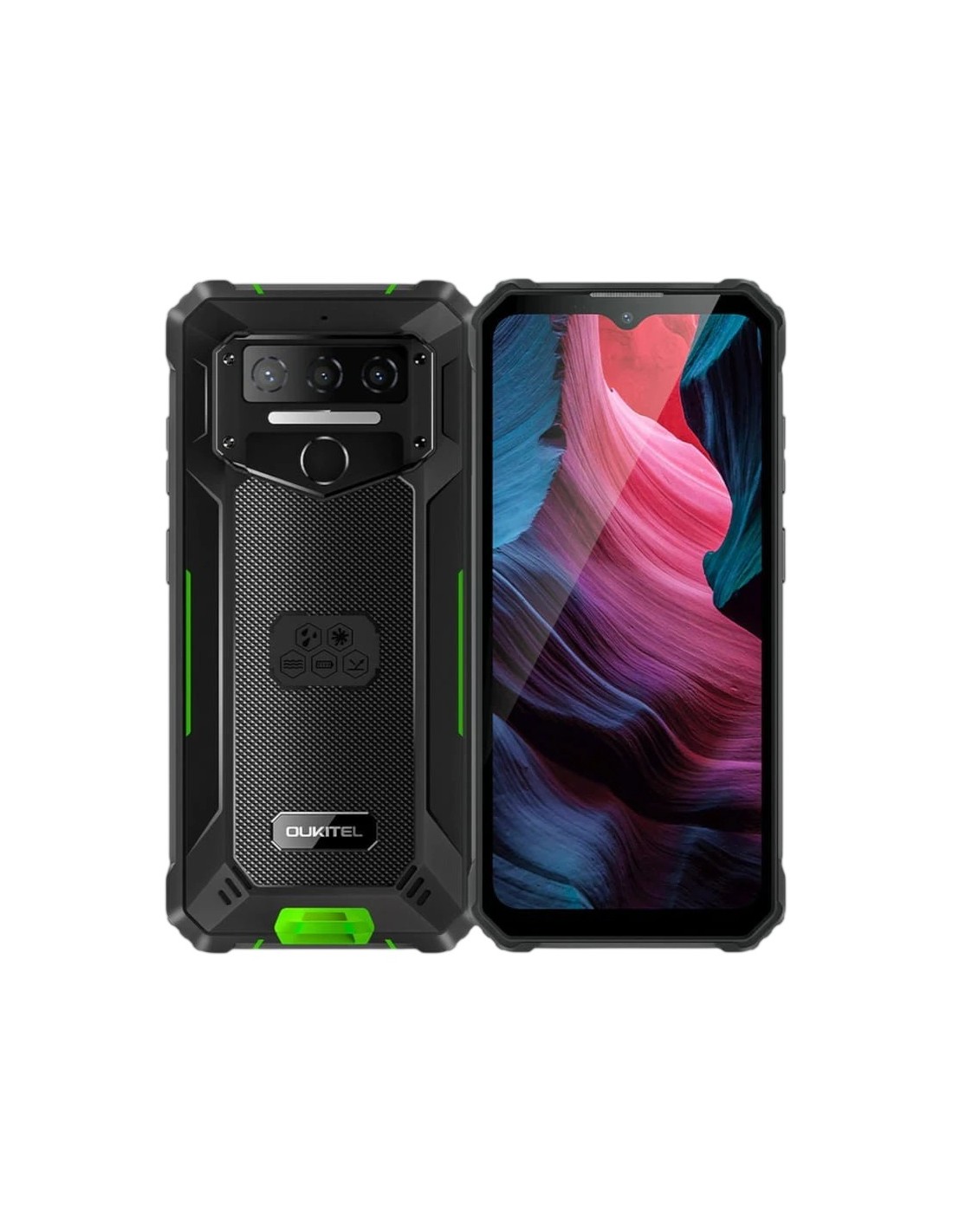 Oukitel WP23 Plus 8GB 256GB Verde Rugged 10600mAh NFC IP68