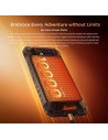 Oukitel WP58 Pro 5G 8GB 256GB Naranja Rugged 10000mAh Wi-Fi 6