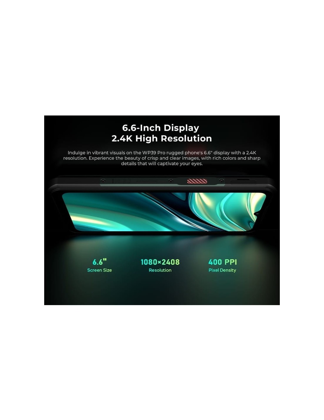 Oukitel WP39 Pro 5G 12GB 512GB Dorado Rugged 11000mAh Wi-Fi 6