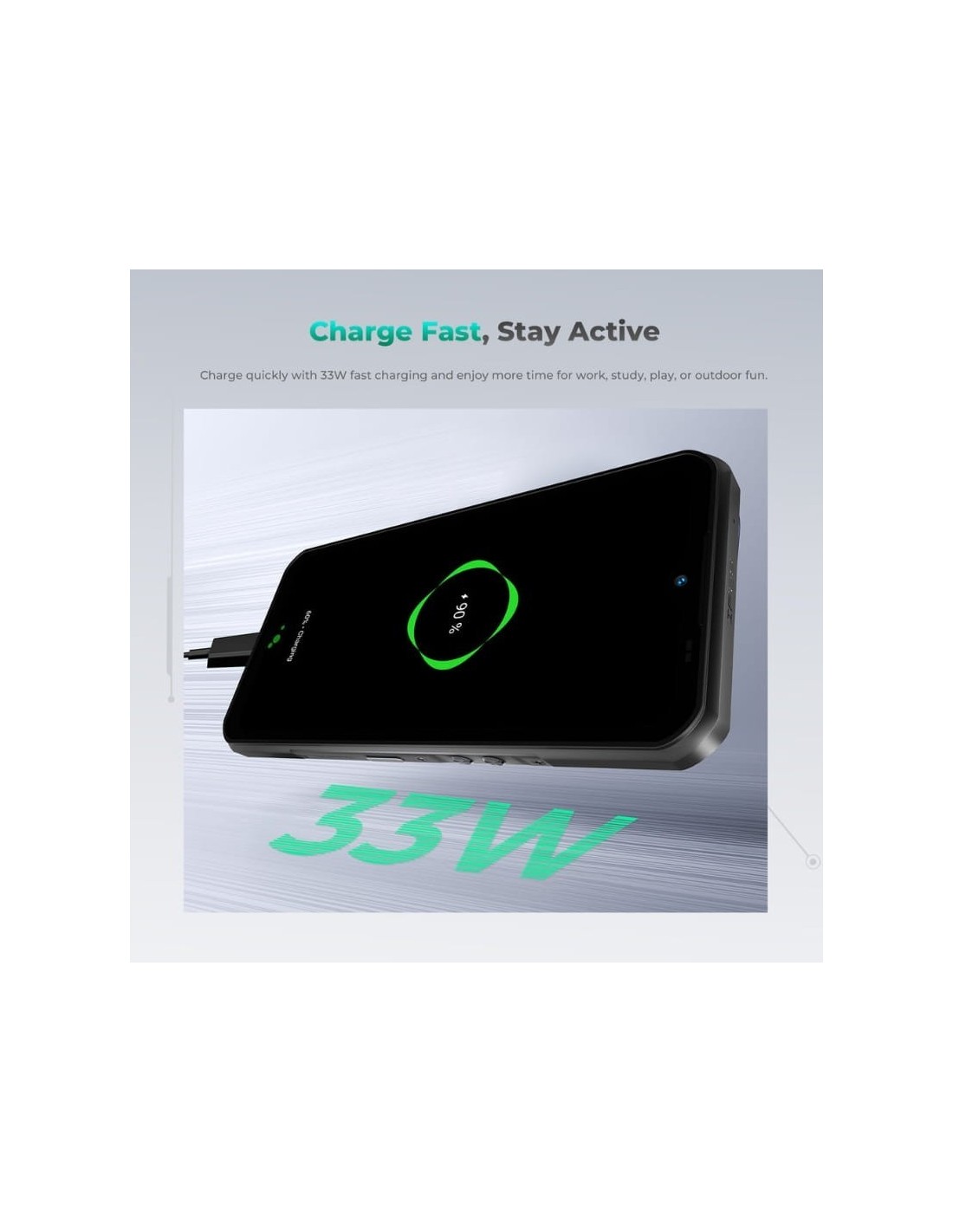 Oukitel WP62 5G 16GB 512GB Negro Rugged AMOLED 120Hz 11000mAh