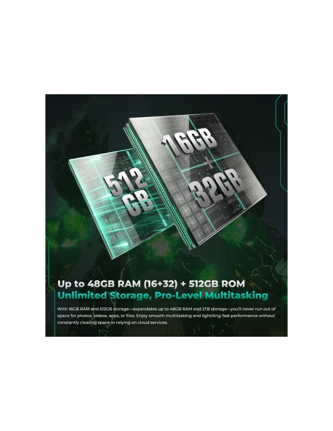 Oukitel WP62 5G 16GB 512GB Negro Rugged AMOLED 120Hz 11000mAh