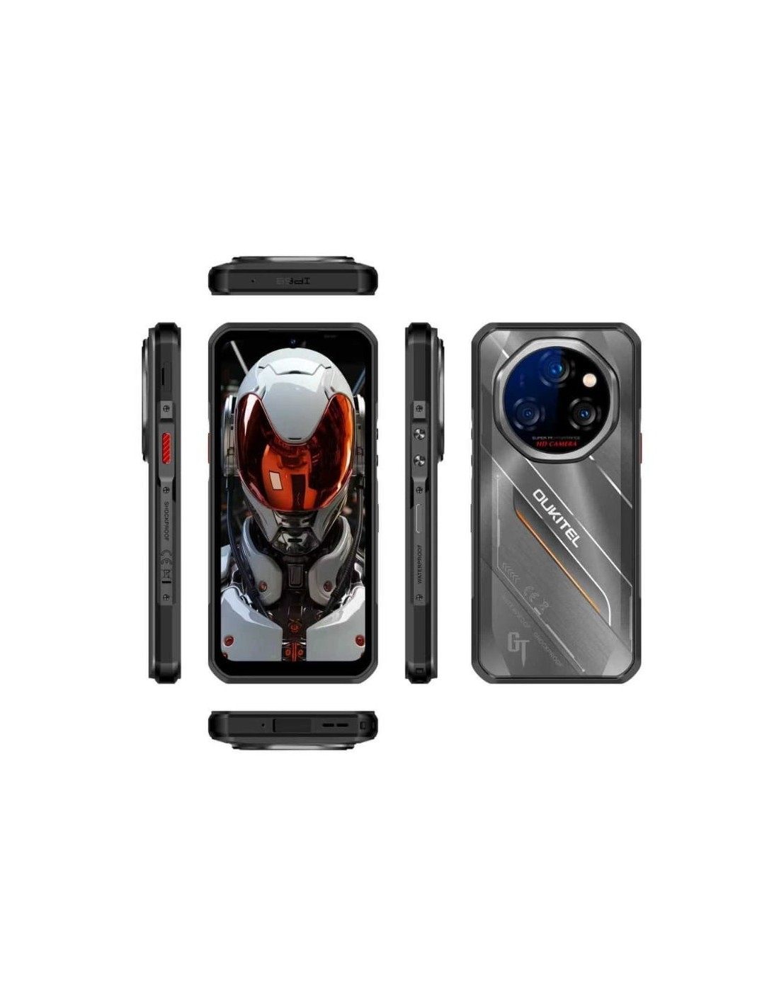 Oukitel WP62 5G 16GB 512GB Negro Rugged AMOLED 120Hz 11000mAh