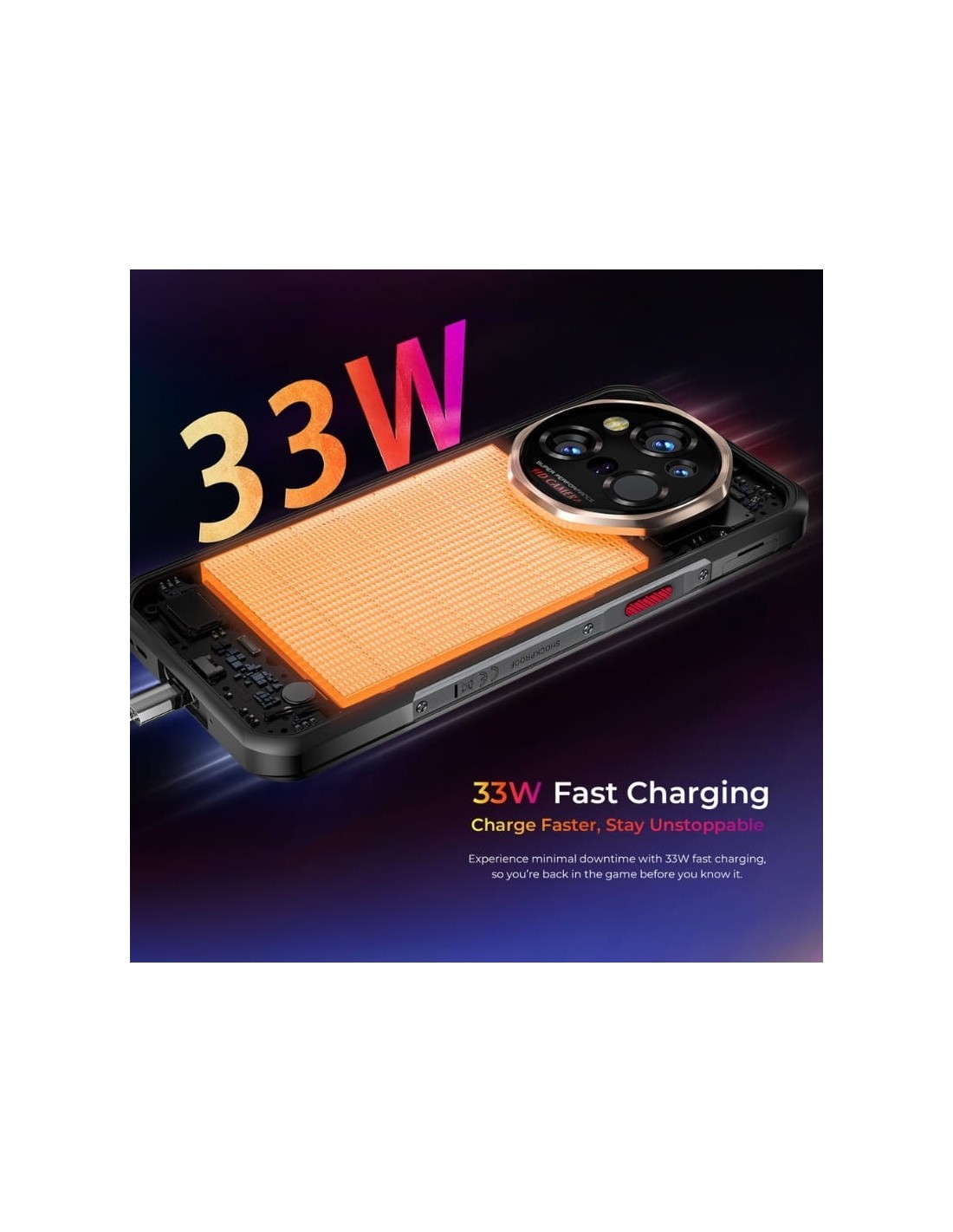 Oukitel WP55 Ultra 5G 16GB 512GB Gris Rugged Sensor Térmico