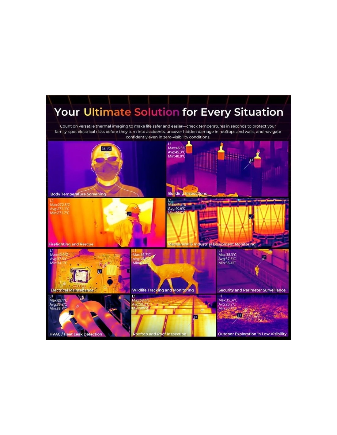 Oukitel WP55 Ultra 5G 16GB 512GB Gris Rugged Sensor Térmico