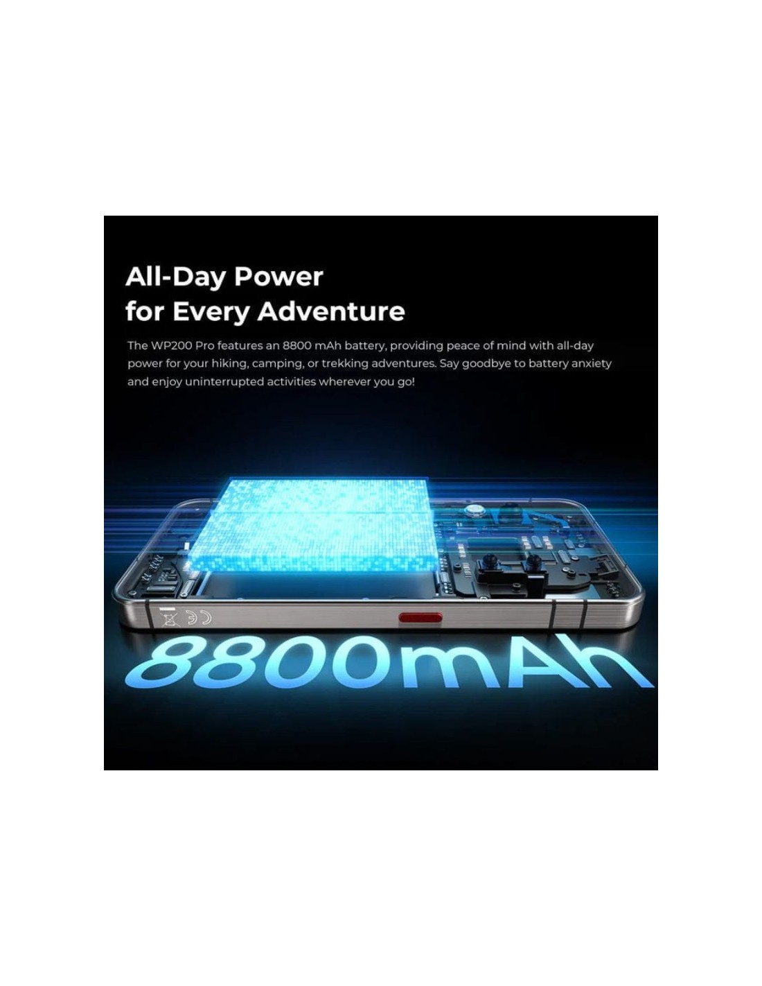 Oukitel WP200 Pro 5G 24GB 1TB Negro Rugged AMOLED Smartwatch