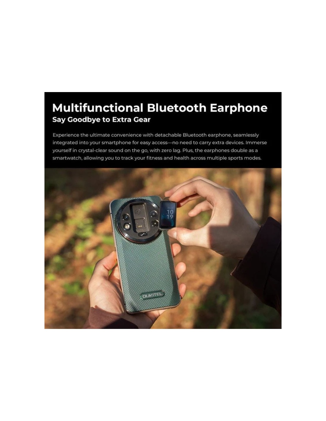 Oukitel WP200 Pro 5G 24GB 1TB Negro Rugged AMOLED Smartwatch